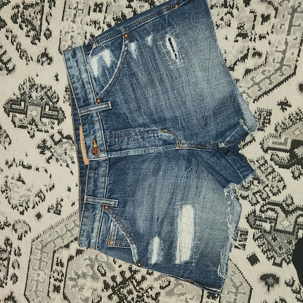 Joes Jeans The Wasteland Jean Shorts Womens Size 27 High Rise Cut Off Di…